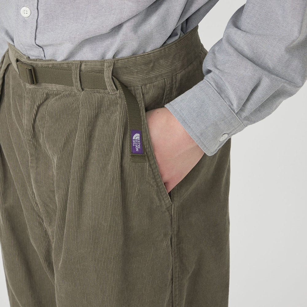 Corduroy Wide Straight Field Pants