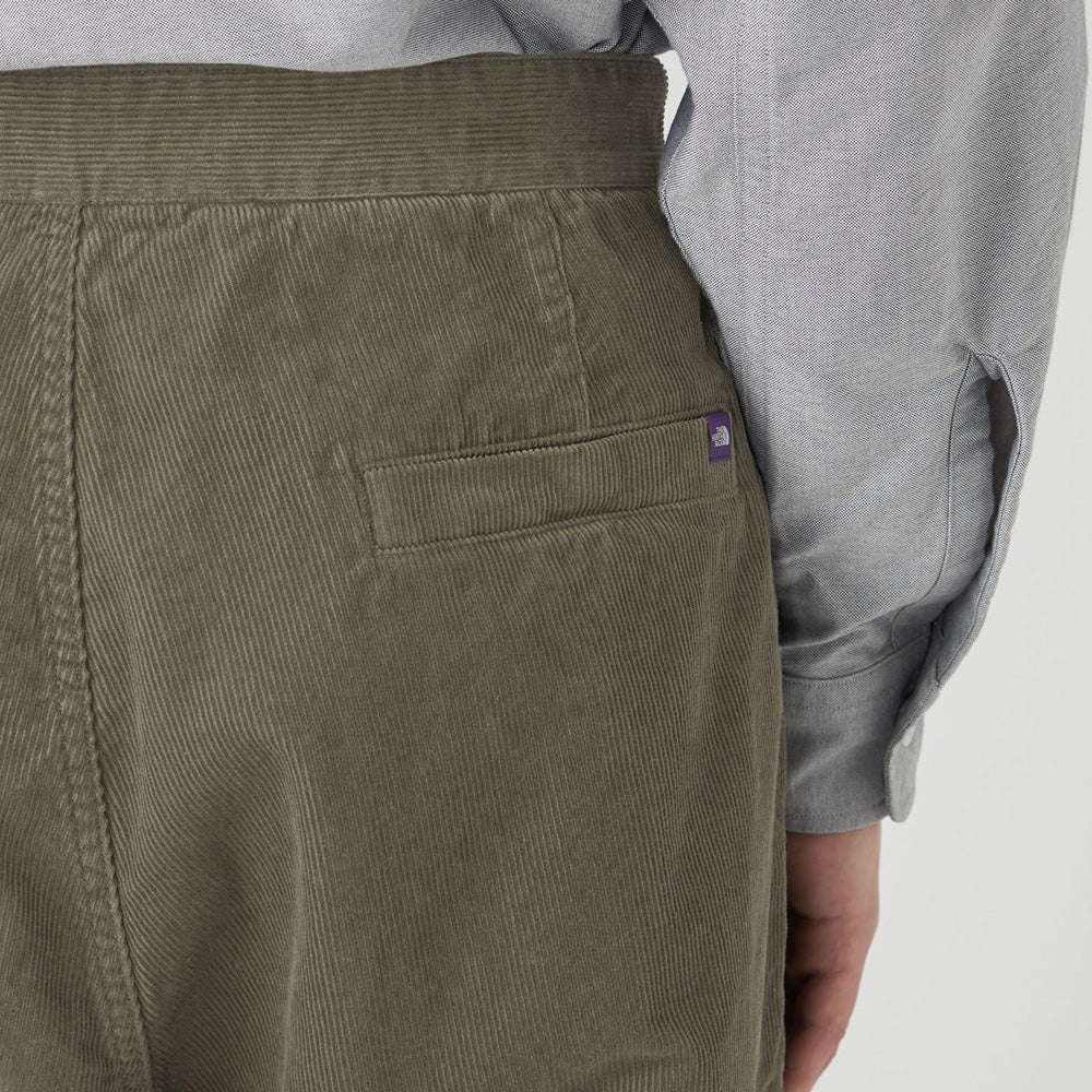 Corduroy Wide Straight Field Pants