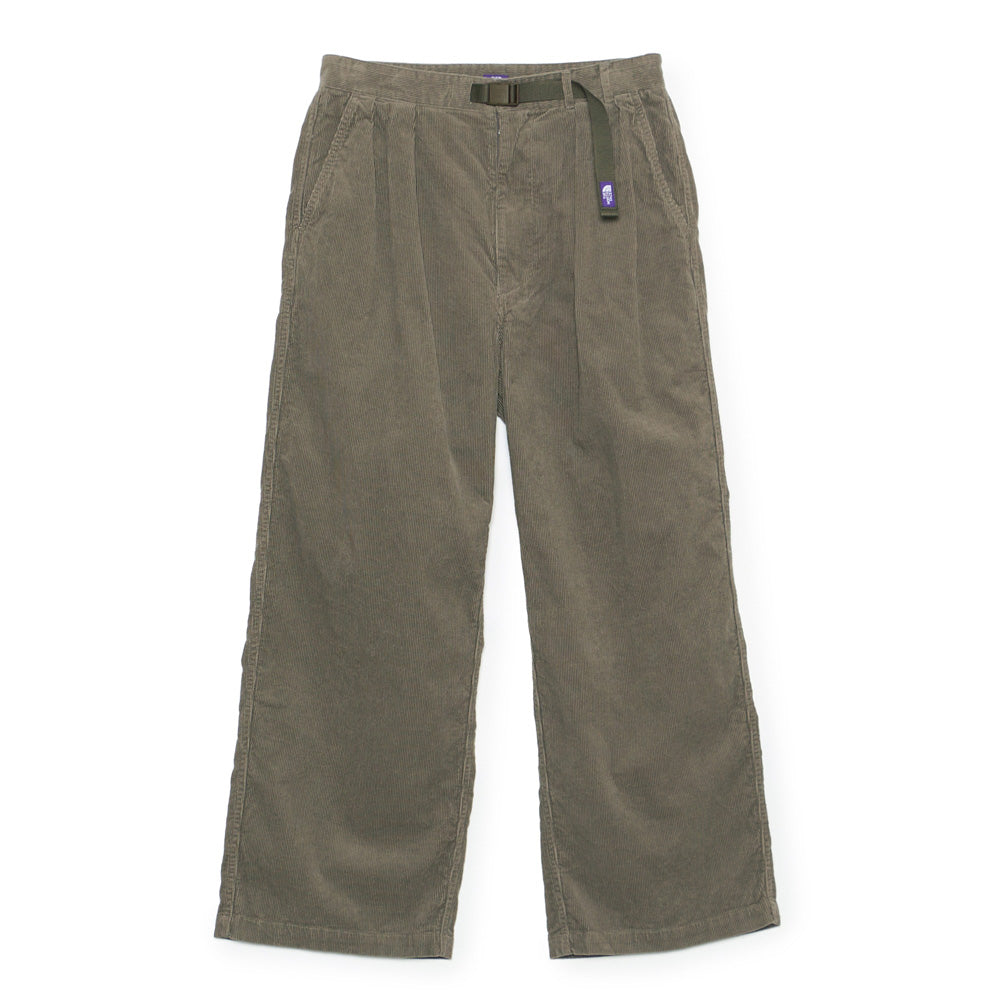 Corduroy Wide Straight Field Pants