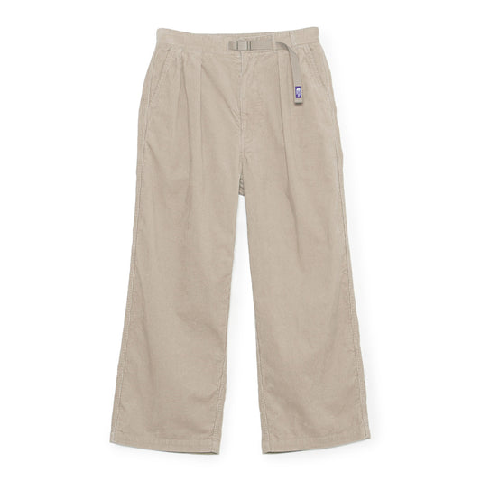 Corduroy Wide Straight Field Pants