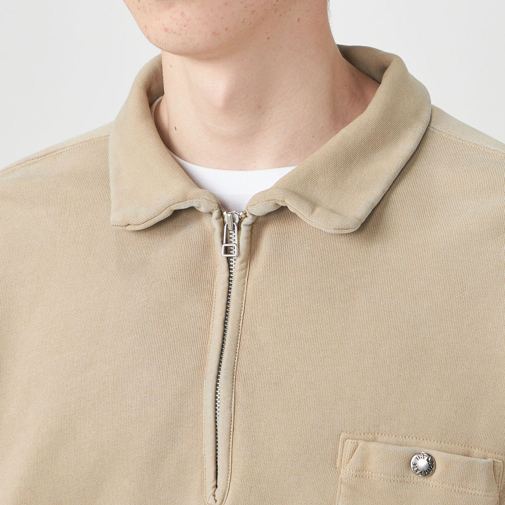 Garment Dyed Field Half Zip Sweatshirts