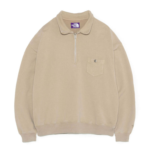Garment Dyed Field Half Zip Sweatshirts