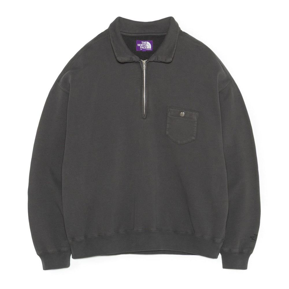 Garment Dyed Field Half Zip Sweatshirts