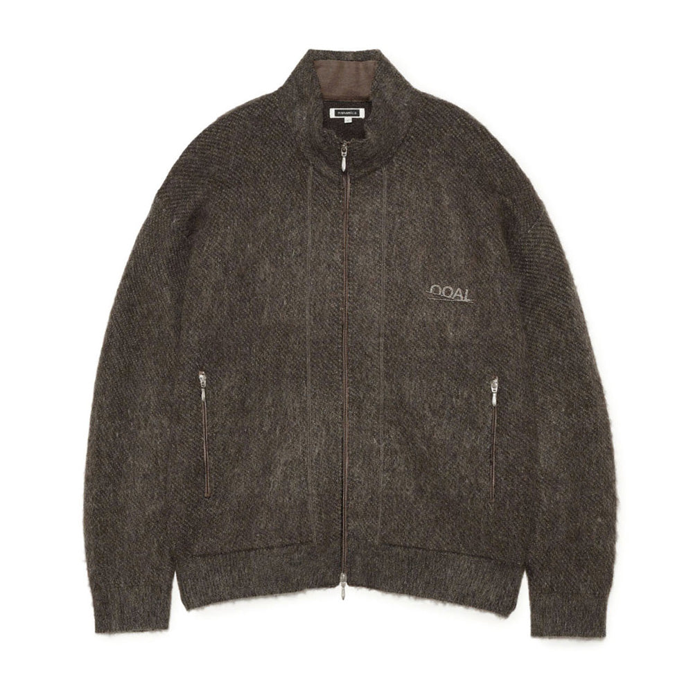 OOAL Zip Up Mohair Jacket