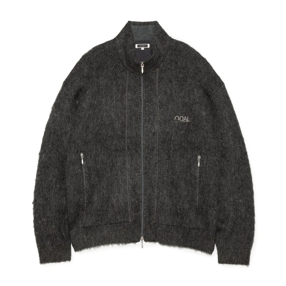 OOAL Zip Up Mohair Jacket