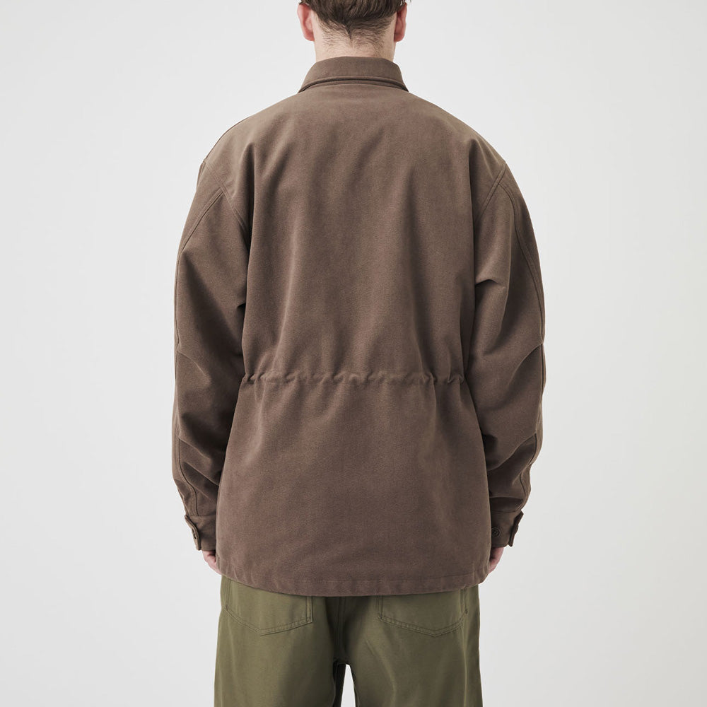 Synthetic Leather Field Jacket