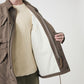 Synthetic Leather Field Jacket