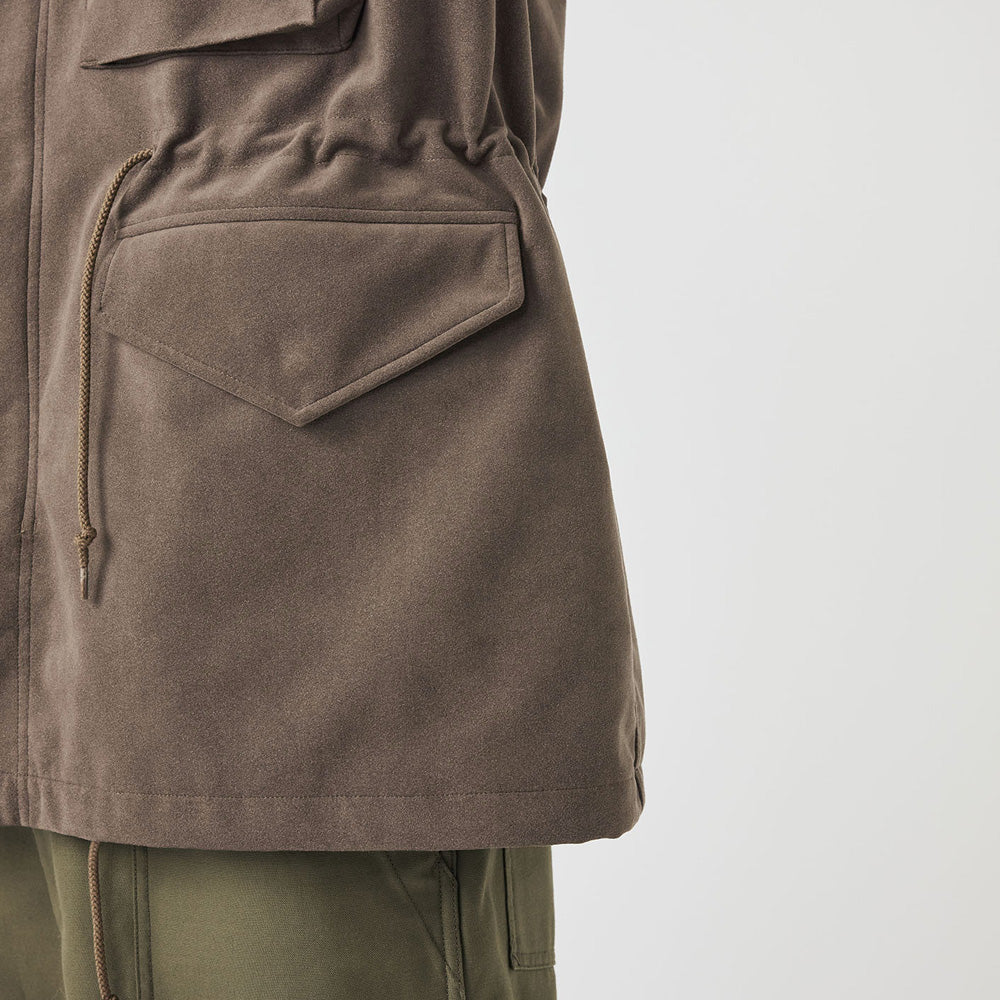 Synthetic Leather Field Jacket