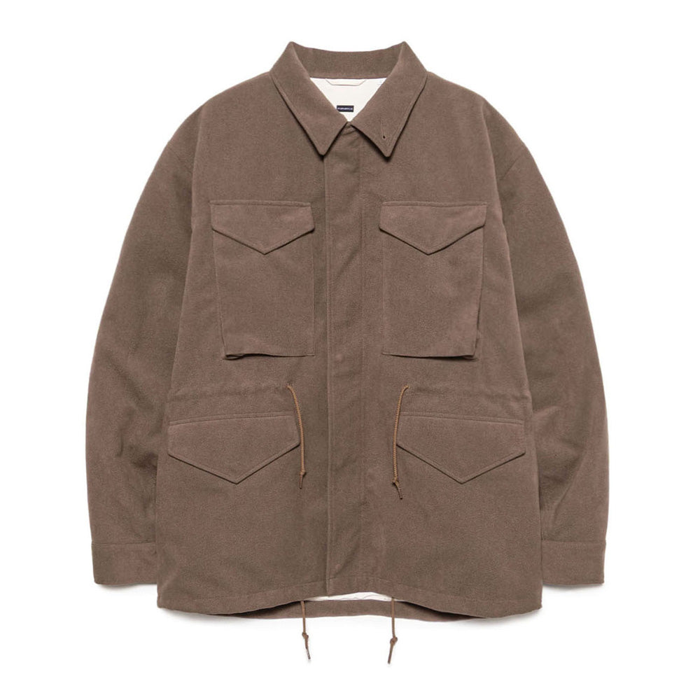 Synthetic Leather Field Jacket