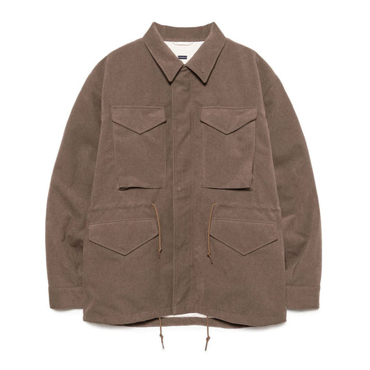 Synthetic Leather Field Jacket