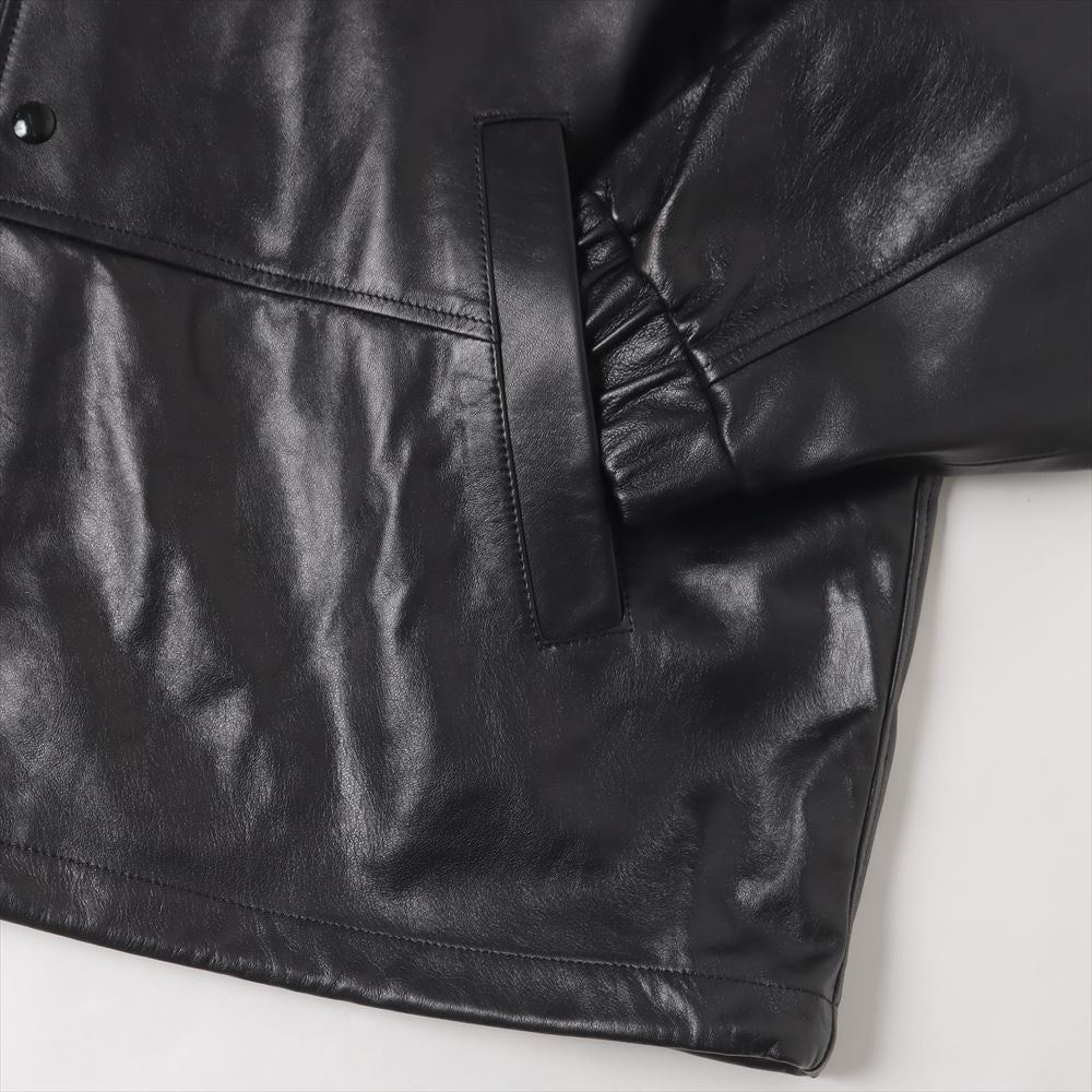 lamb leather coach jacket