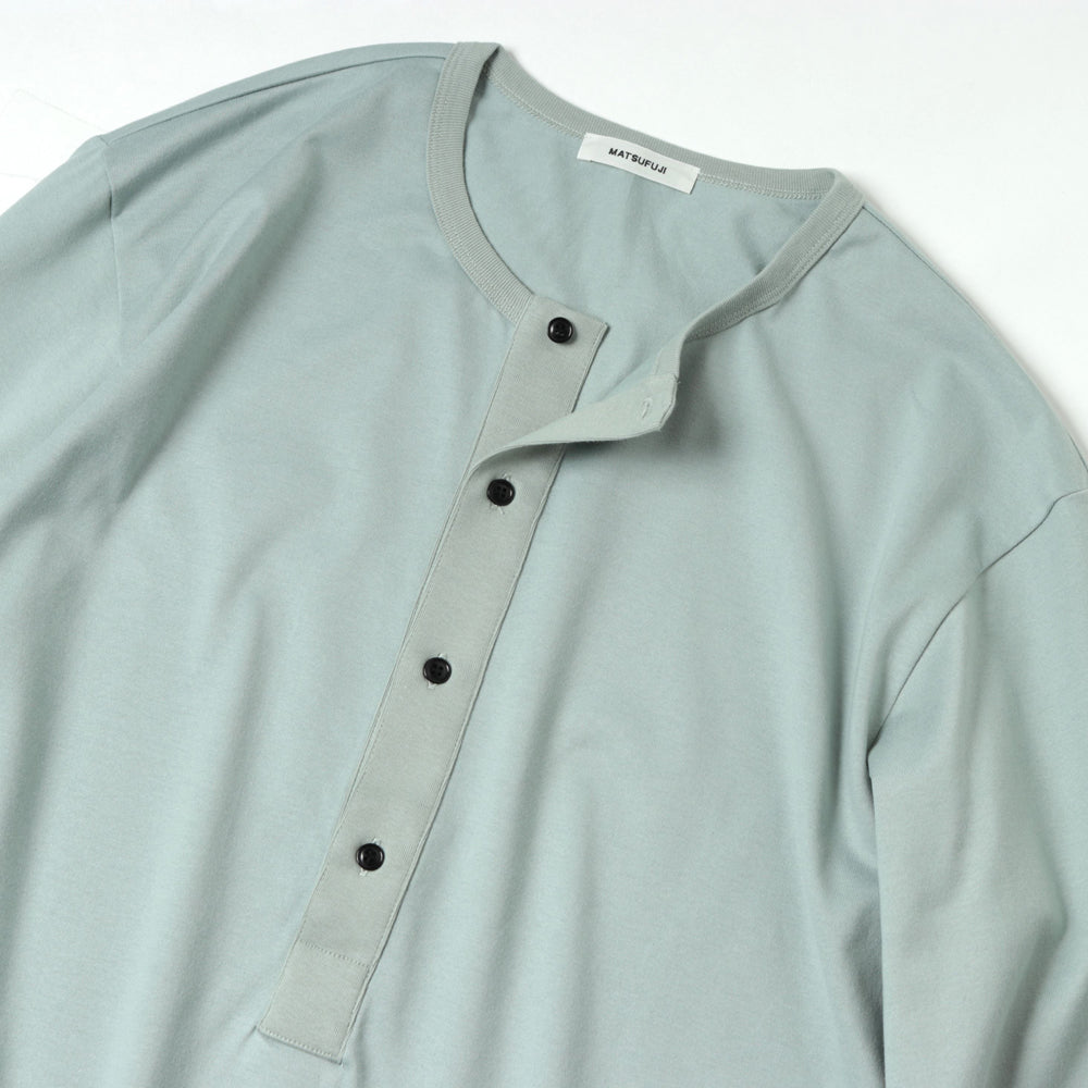 Henley Neck Long Sleeve Shirt