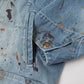 CUT OFF DENIM COVERALL