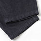 Navy denim tapered pants