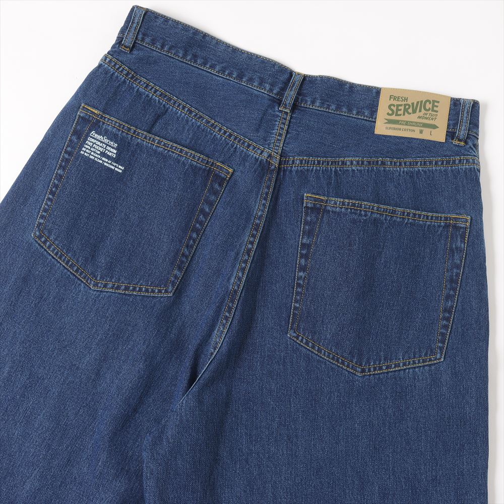 CORPORATE DENIM FIVE POCKET PANTS(FADE)