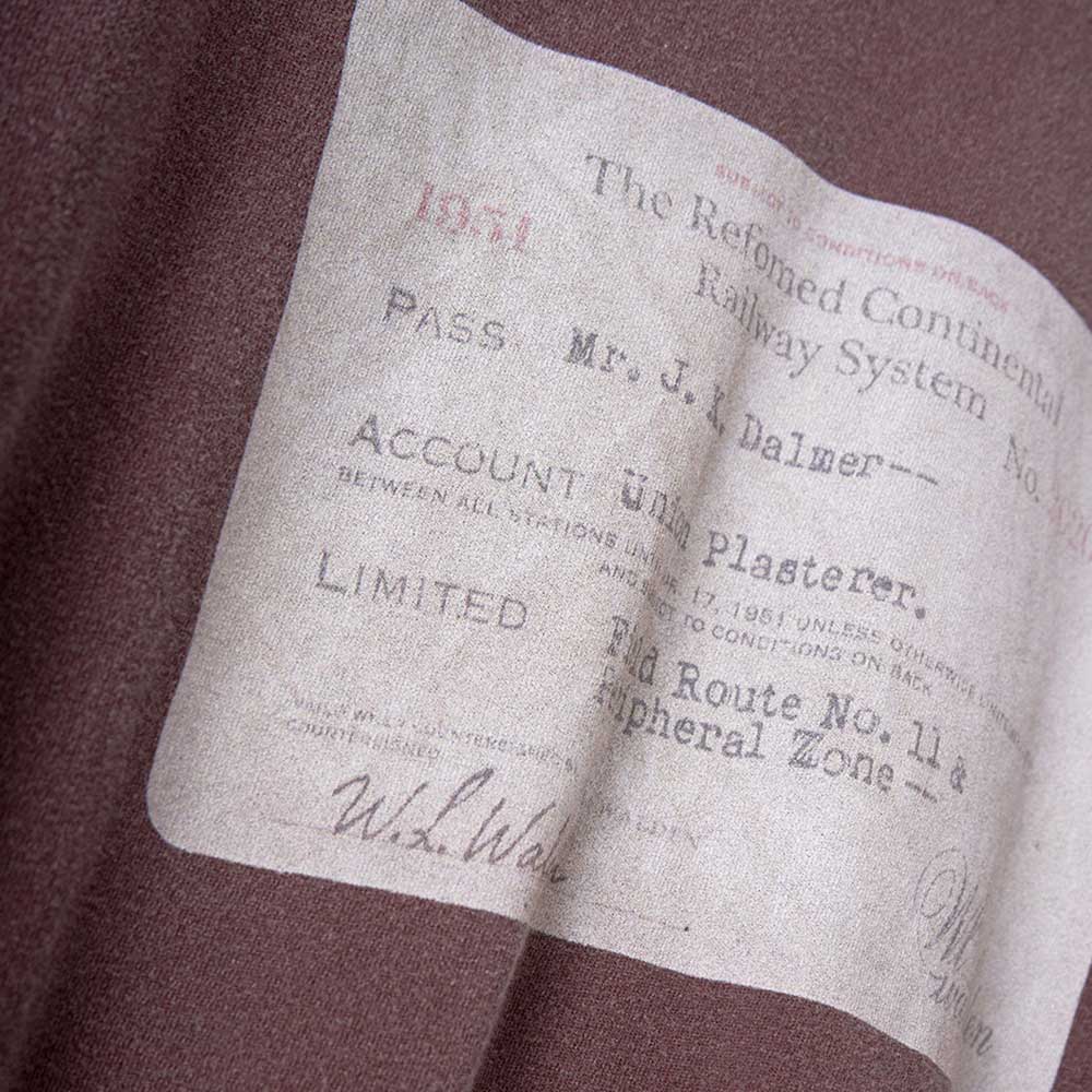 RAILWAY TICKET TEE