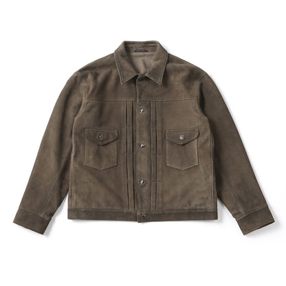 PATINA DEER-SKIN JEAN JACKET (SUEDE) before 4/26