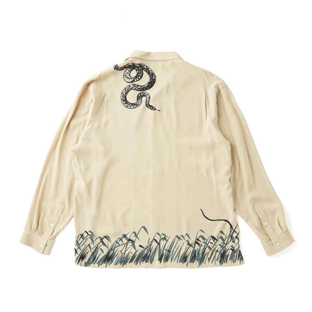 ORIGINAL PRINTED OPEN COLLAR SHIRTS Hebi Long-sleeve
