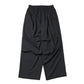 WOOL WIDE TRACK TROUSERS