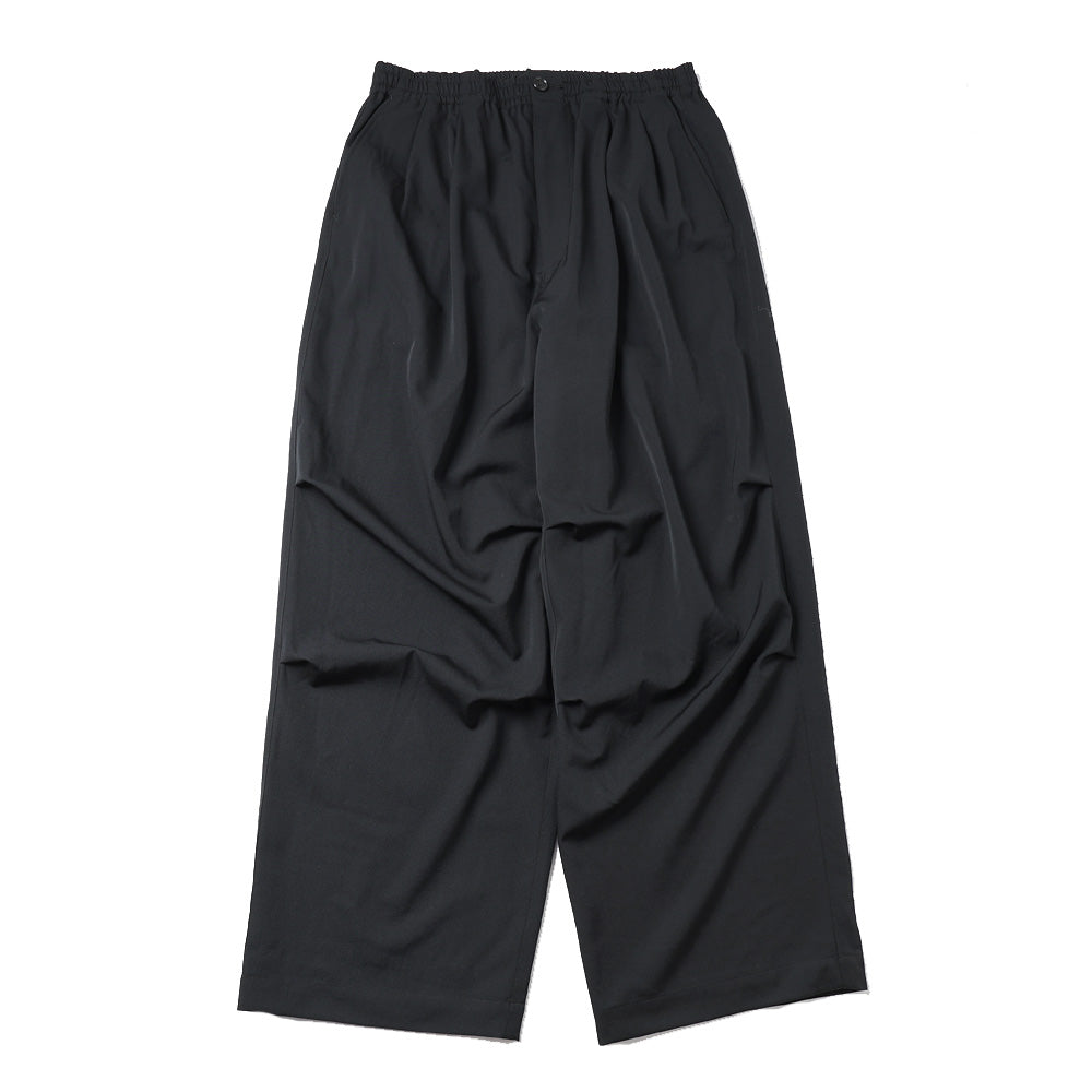 WOOL WIDE TRACK TROUSERS