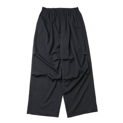 WOOL WIDE TRACK TROUSERS