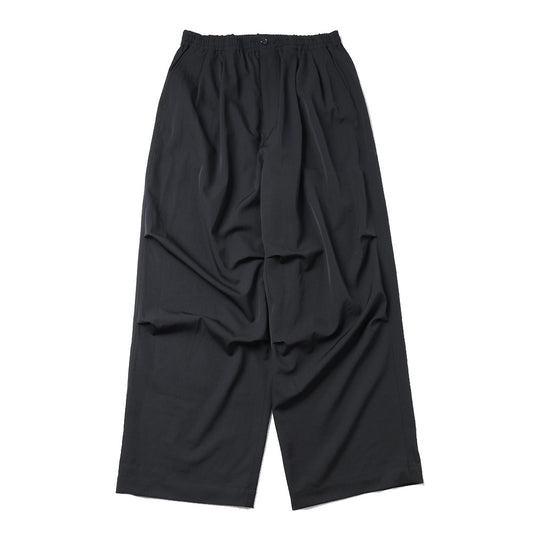 WOOL WIDE TRACK TROUSERS