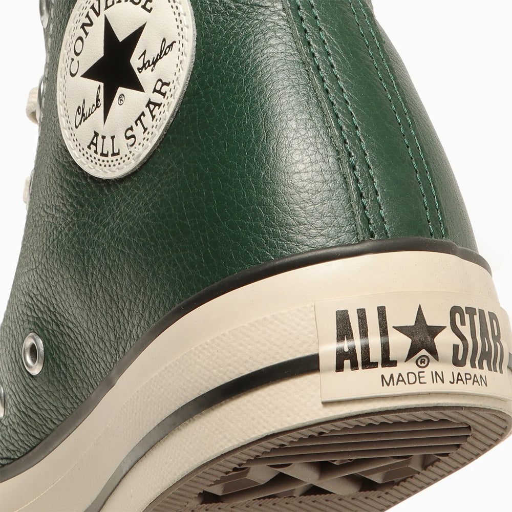 LEATHER ALL STAR J HI(DEEP GREEN)