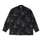 ORIGINAL PRINTED OPEN COLLAR SHIRTS(MARINE )L/S