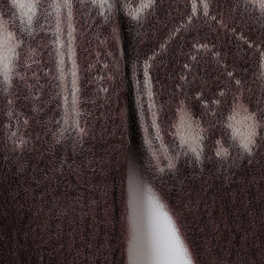 Mohair Cardigan - Geometric