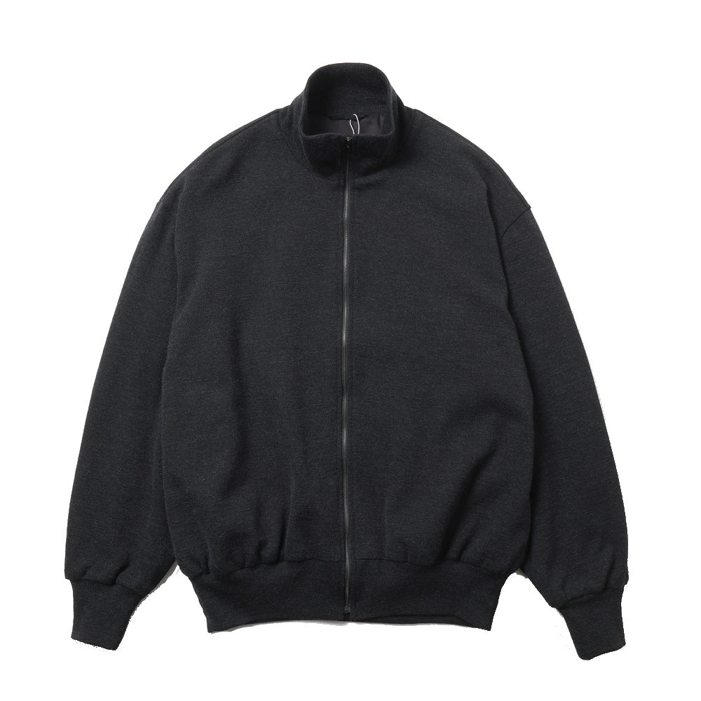 Wool Knit Track Jacket