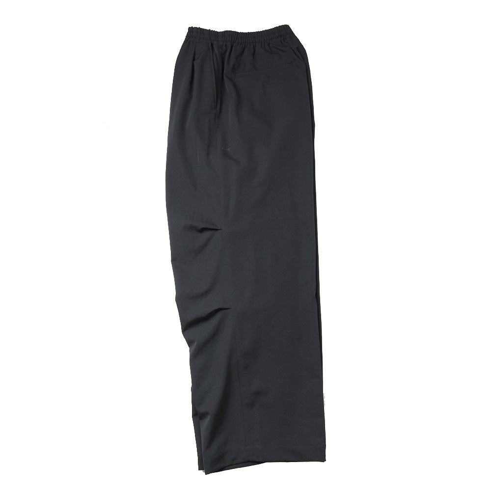 WOOL WIDE TRACK TROUSERS
