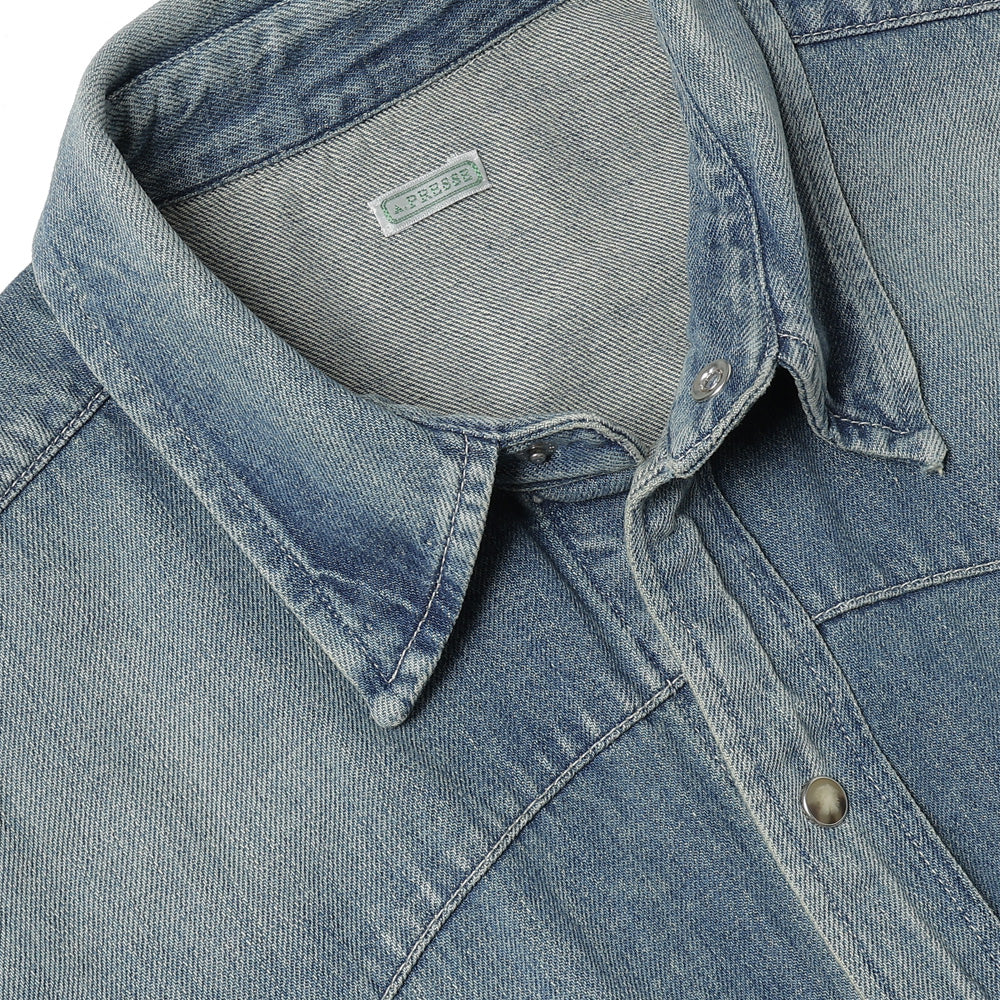A.PRESSE Vintage Western Denim Shirts 26AAP-02-19 (26AAP-02-19