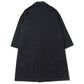 Wool gabardine bal collar coat