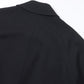 Wool gabardine bal collar coat