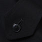 Wool gabardine bal collar coat