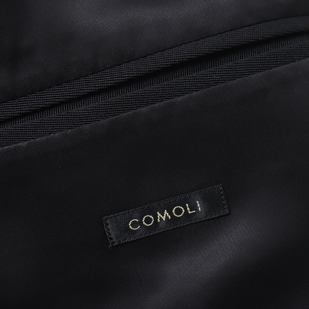 Wool gabardine bal collar coat