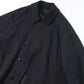 Wool gabardine bal collar coat