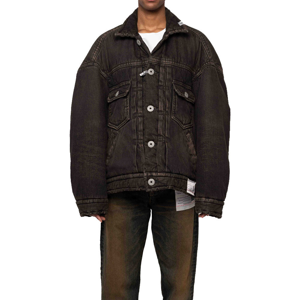 PUFFER DENIM JACKET
