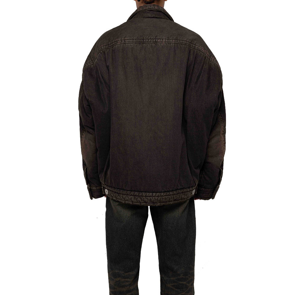 PUFFER DENIM JACKET