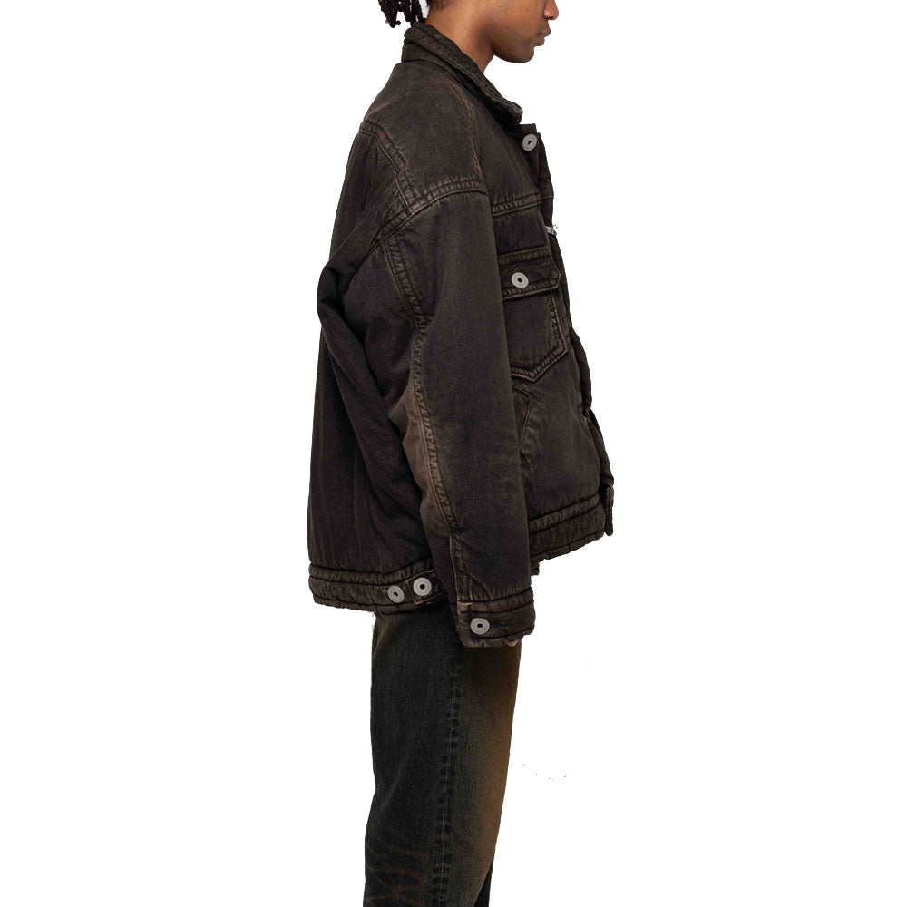 PUFFER DENIM JACKET
