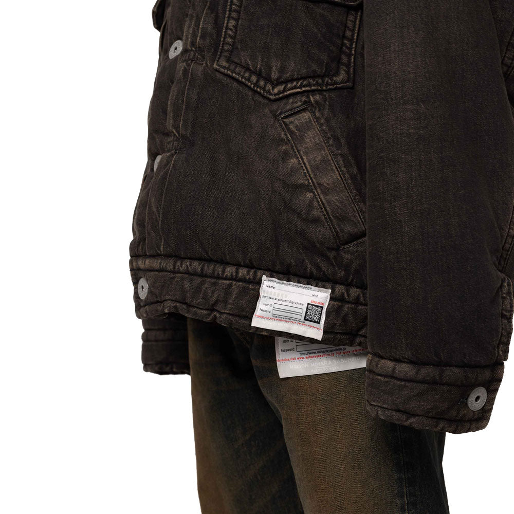 PUFFER DENIM JACKET
