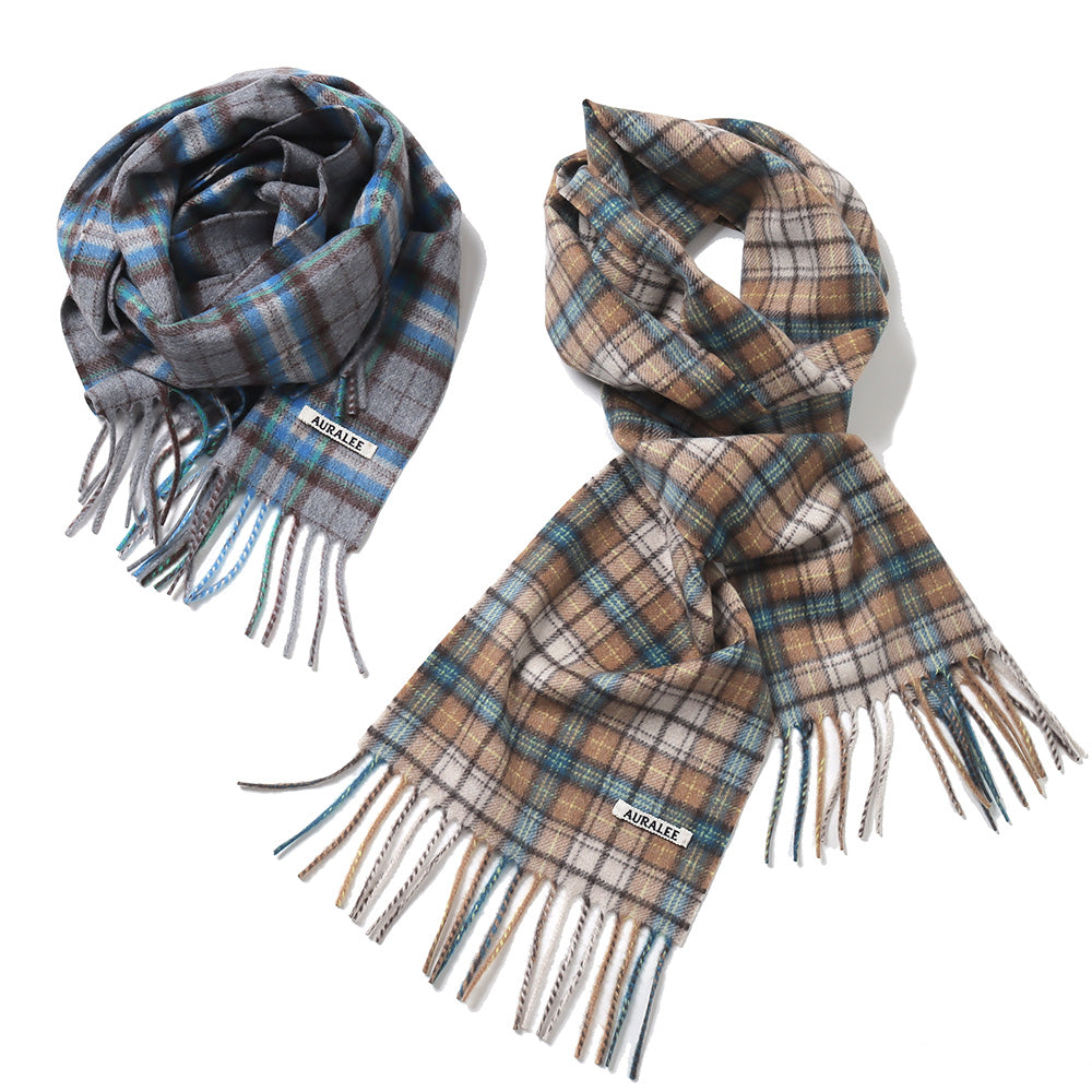 CASHMERE CHECK STOLE