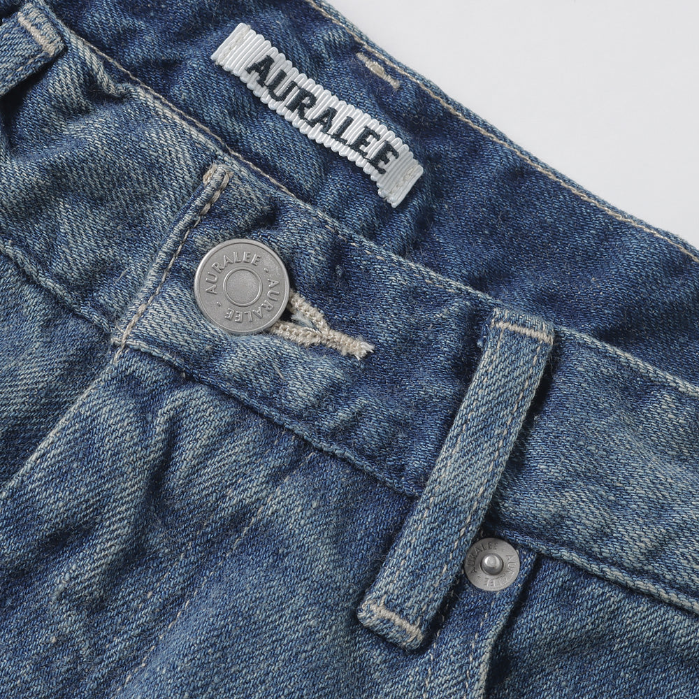 SELVEDGE FADED LIGHT DENIM PANTS