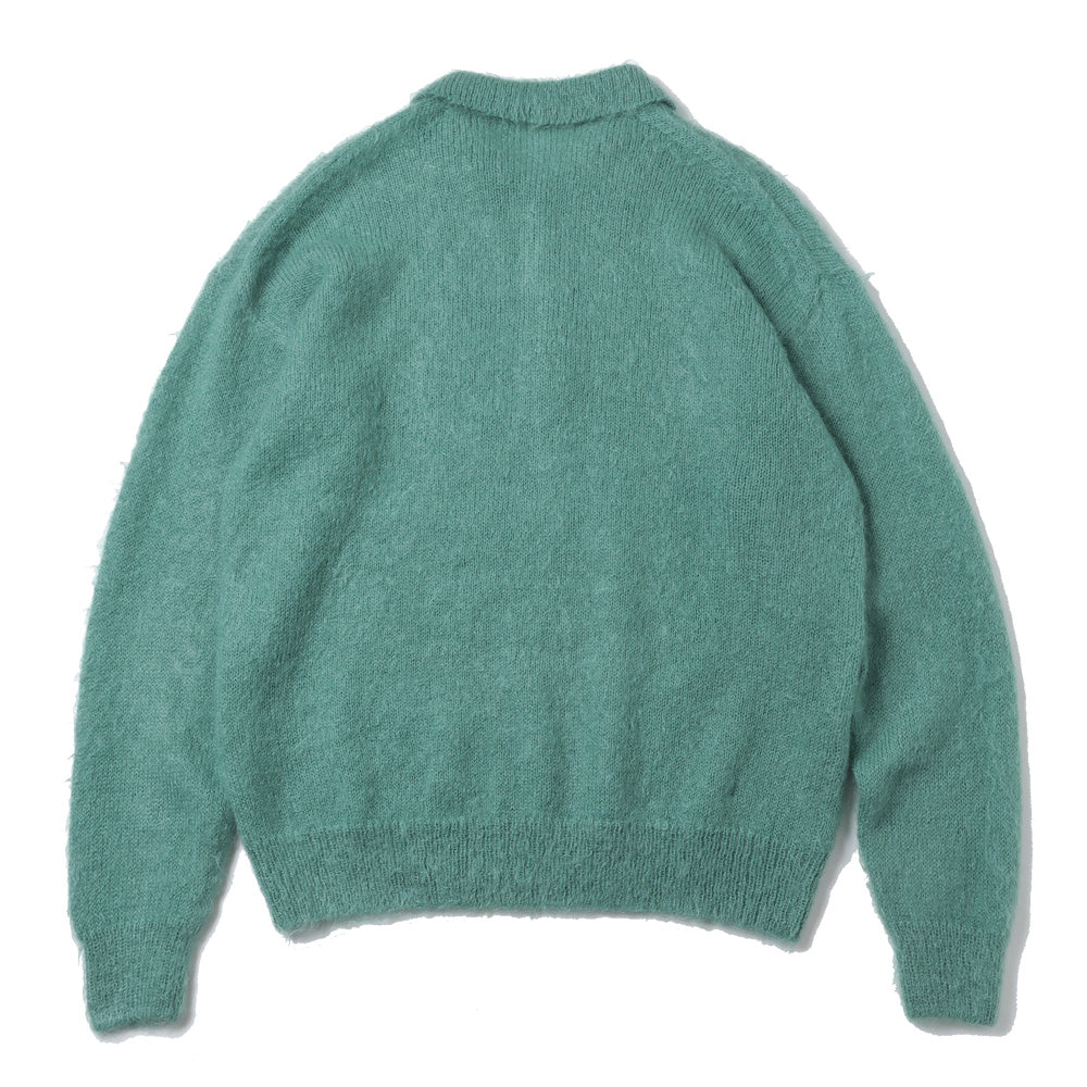 AURALEEオーラリーBRUSHED SUPER KID MOHAIR KNIT POLO AAPKM