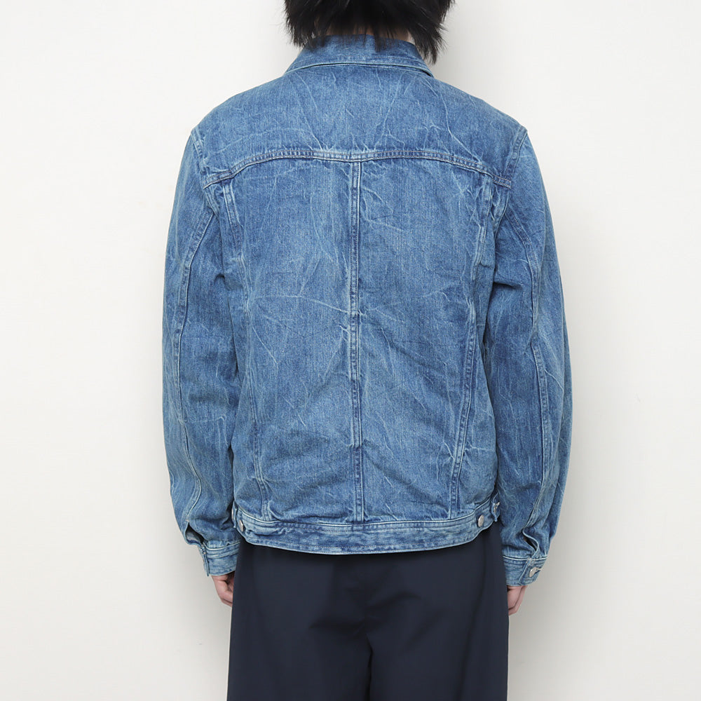 SELVEDGE FADED LIGHT DENIM BLOUSON