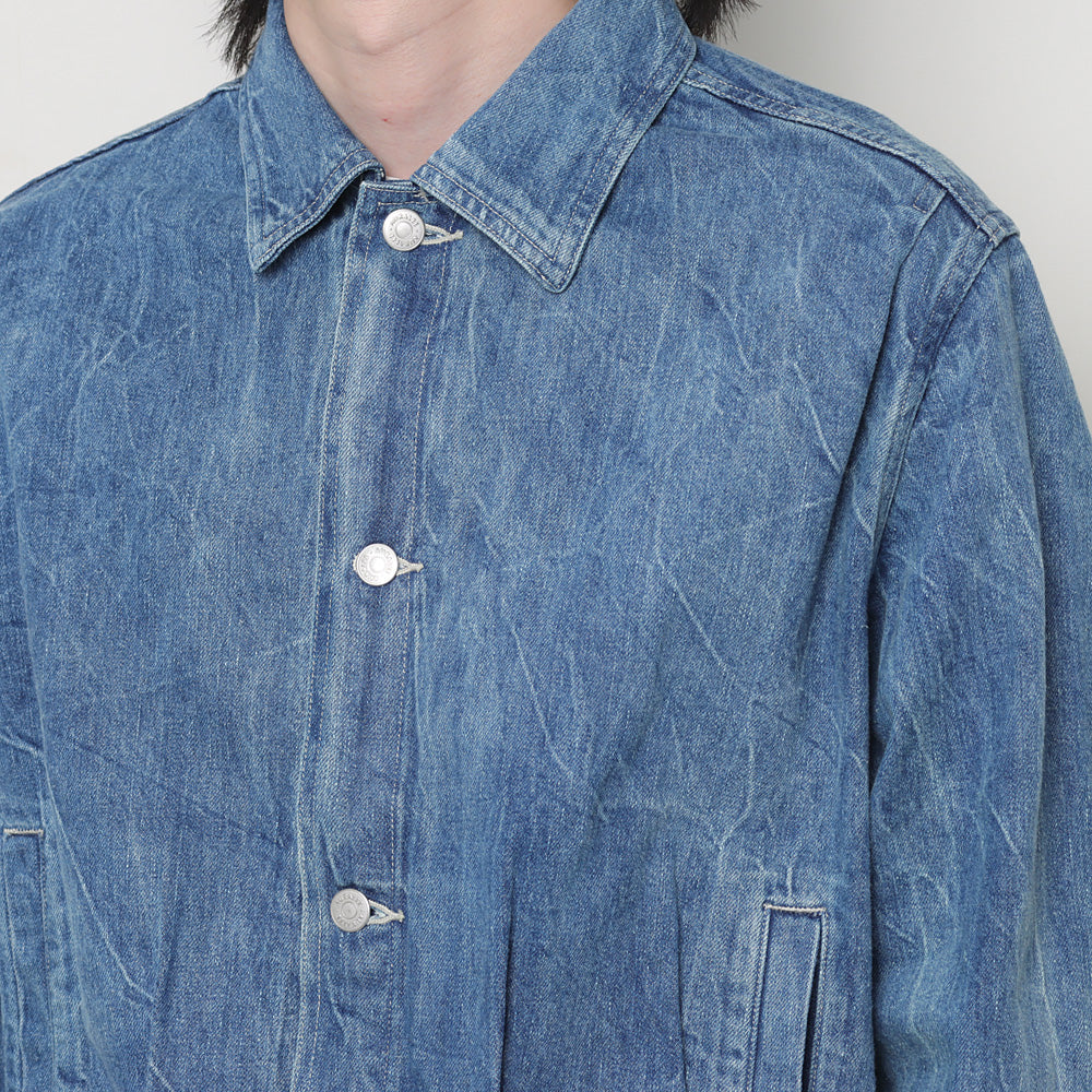 SELVEDGE FADED LIGHT DENIM BLOUSON