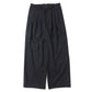 TRIPLE PLEATED EASY TROUSERS ORGANIC WOOL 2/80 TROPICAL