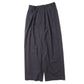 TRIPLE PLEATED EASY TROUSERS ORGANIC WOOL 2/80 TROPICAL