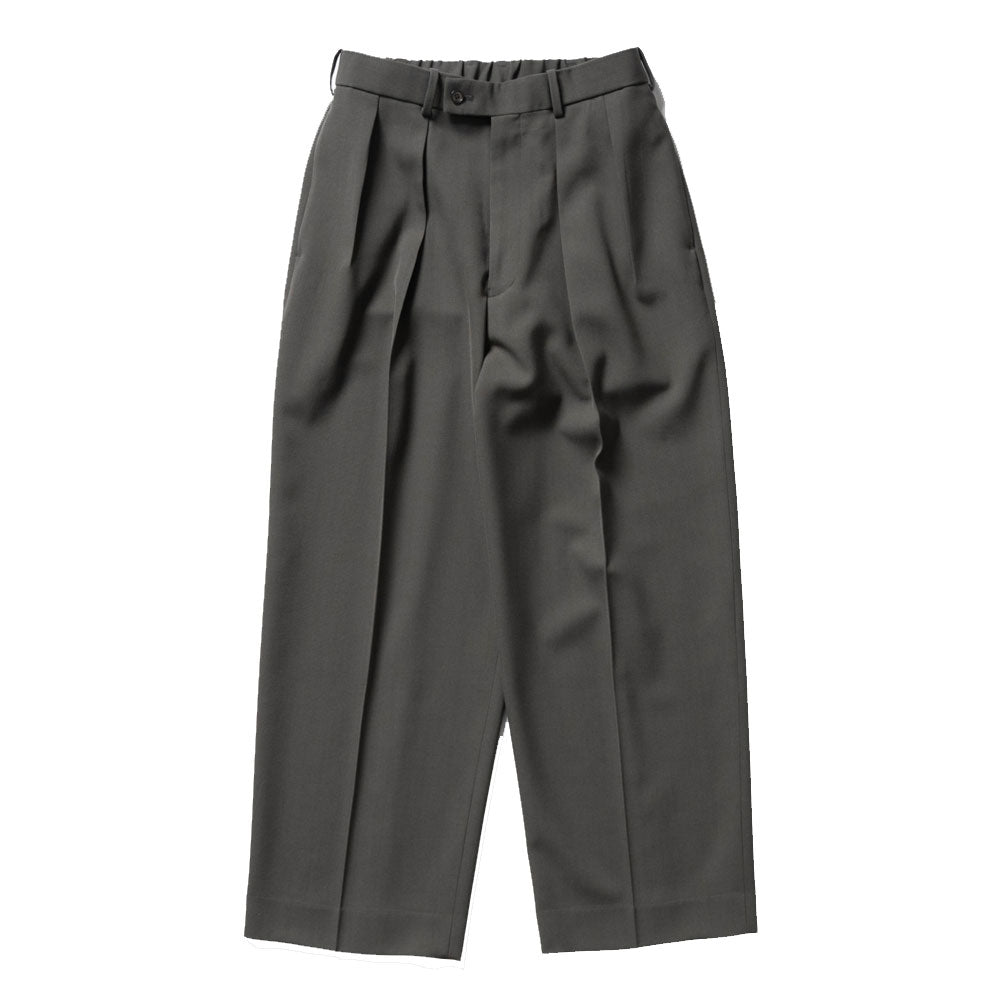 MARKAWARE(マーカウェア) - DOUBLE PLEATED TROUSERS ORGANIC WOOL 