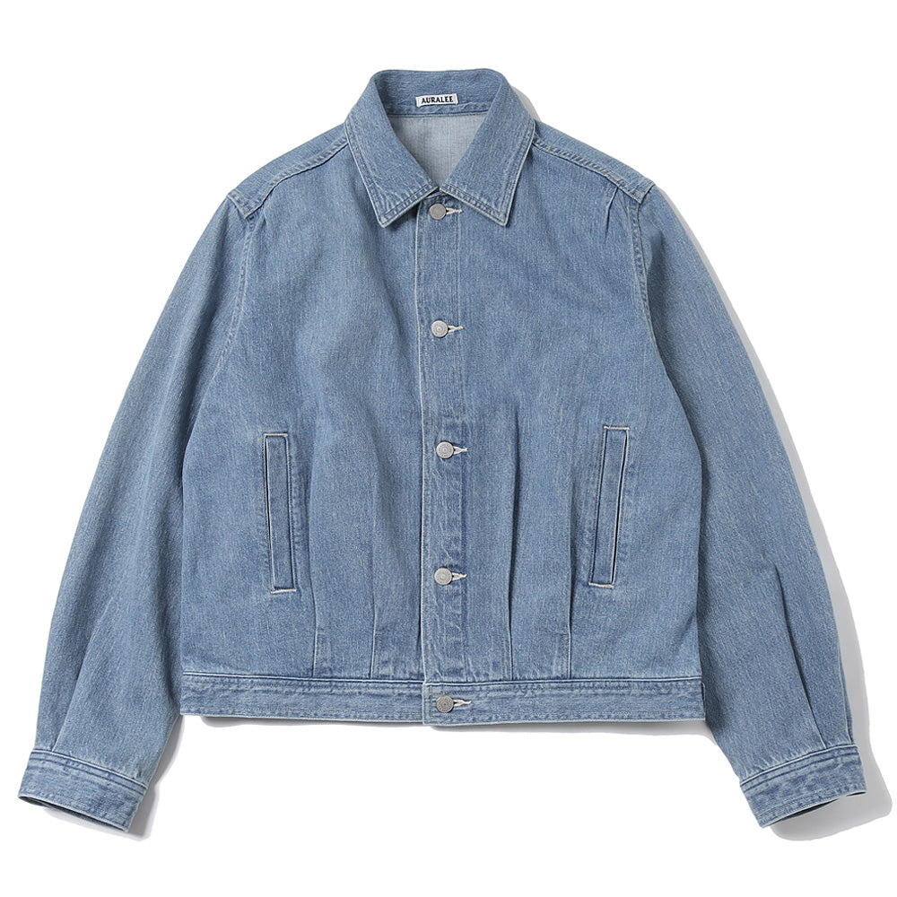 SELVEDGE FADED LIGHT DENIM BLOUSON